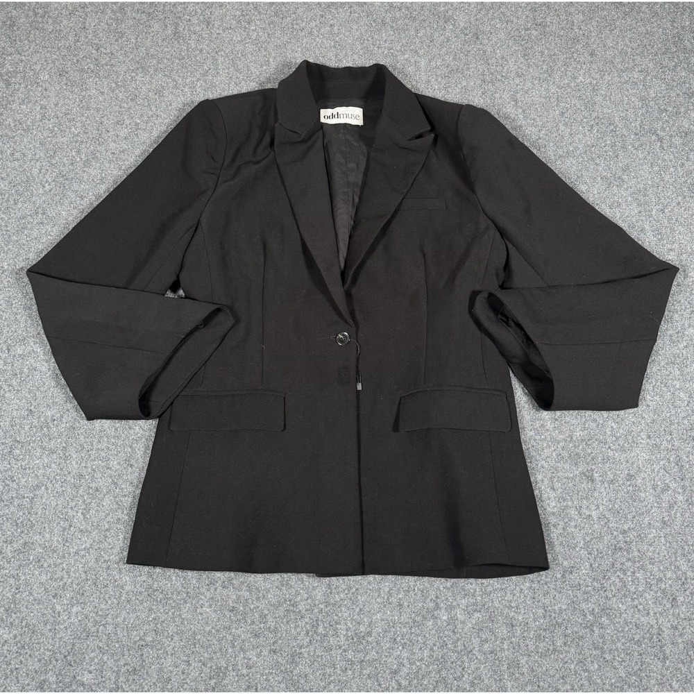 Odd Muse The Ultimate Muse Blazer Womens Size Large Black Jacket